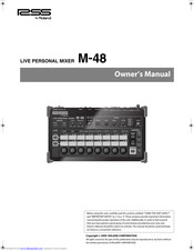 RSS M-48 Owner's Manual