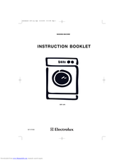 Electrolux EWF1495 Instruction Booklet