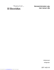 Electrolux ERT14001W User Manual