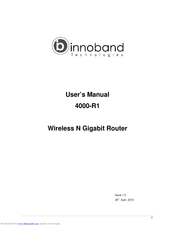 Innoband 4000-R1 User Manual