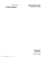 Electrolux ERT17004W8 Instruction Book