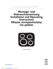 Electrolux EHL6645X Installation And Operating Instructions Manual
