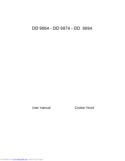 AEG-ELECTROLUX DD 9864 User Manual