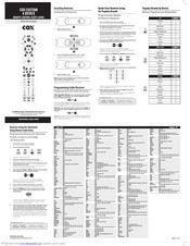 COX Custom 4 Device User Manual