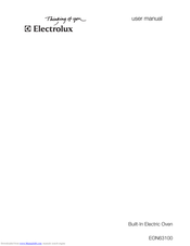 Electrolux EON63100 User Manual
