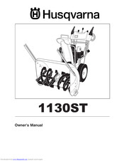 HUSQVARNA 1130ST Owner's Manual