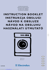 Electrolux EW612F Instruction Booklet