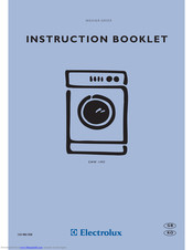 Electrolux EW1495 Instruction Booklet