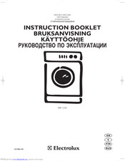 Electrolux EWI1235 Instruction Booklet