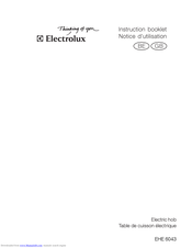 Electrolux EHE6043 Instruction Booklet