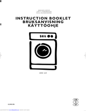 Electrolux EWW1649 Instruction Booklet