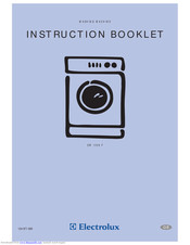 Electrolux AQUALUX EW1006 F Instruction Booklet