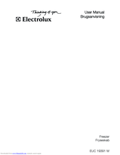 Electrolux EUC19391W User Manual