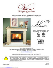 Valcourt Manoir FP1 Installation And Operation Manual