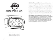 American DJ Dotz Panel 2.4 User Instructions