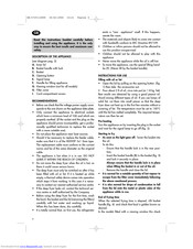 DELONGHI F612 Instructions