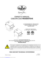 Osburn 2300 Owner's Manual
