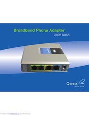 Qwest Broadband Phone Adapter User Manual