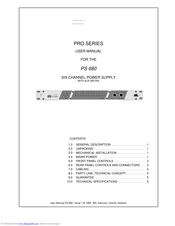 ASL INTERCOM PS 680 User Manual