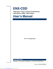 Avalue Technology ENX-CDD User Manual