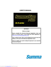Summa SummaSign Pro D1010 SL User Manual