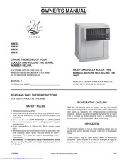 Marquis WM 47 Owner's Manual