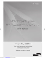 Samsung MX-F830B User Manual