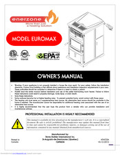 Enerzone Euromax Owner's Manual
