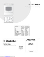 Electrolux C970-4407 Factory Parts Catalog