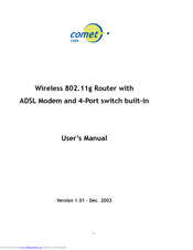 COMET LABS WRM54 User Manual