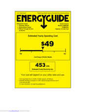 Avanti FFBM922W Energy Manual