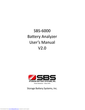 SBS SBS-6000 User Manual