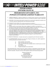 Progressive dynamics PD9200 SERIES Manuals | ManualsLib
