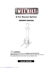 Wel-Bilt 365398 Owner's Manual