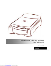 FAE Professional Desktop Scanner User Manual