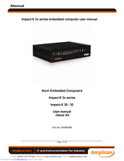 Amplicon Impact-E 30 User Manual