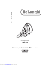 Delonghi VVX1000 Instructions Manual