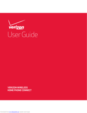 Verizon Wireless Home Phone Connect User Manual