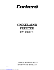 Corbero CV1600S/3 Instruction Booklet