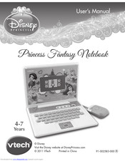VTech Princess Fantasy Notebook User Manual