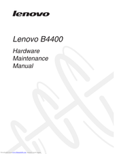 Lenovo B4400 Hardware Maintenance Manual