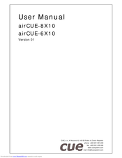 CUE AIRCUE-8X10 User Manual
