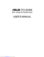 Asus PCI-SC896 User Manual