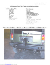 Husky Liners 47111 Mounting Instructions