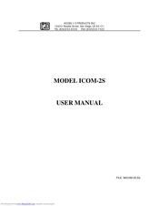 Acces ICOM-2S User Manual