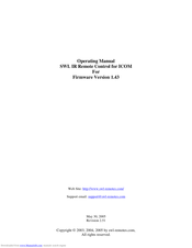 SWL remote control for ICOM Operating Manual