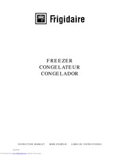 FRIGIDAIRE FV2502C Instruction Booklet
