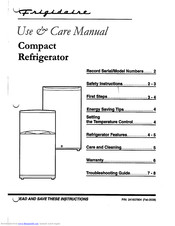 FRIGIDAIRE FRC331GM Use & Care Manual