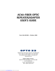 OPTO 22 AC40 User Manual