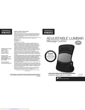 HoMedics CUV-200-1 Instruction Manual And  Warranty Information